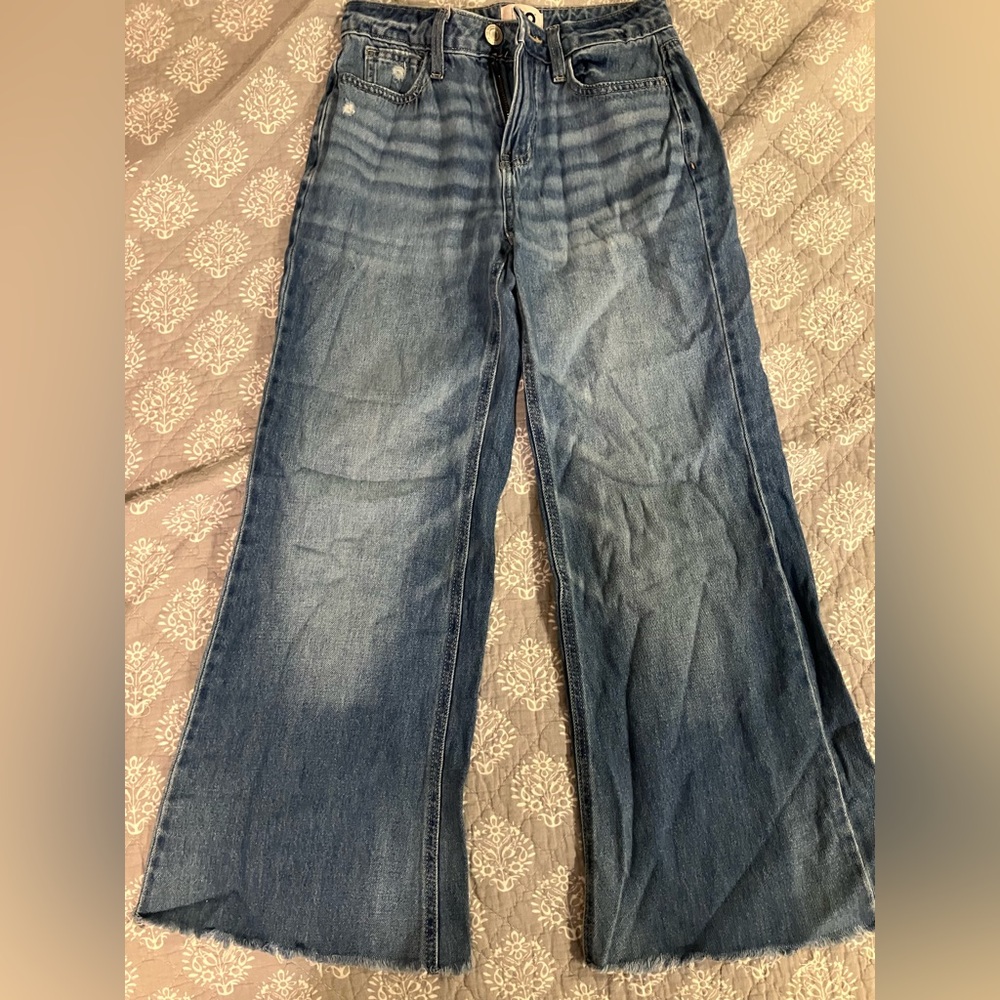 Women's Blue Wide-Leg Jeans size 1